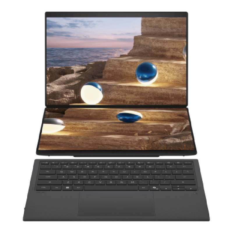 ASUS Zenbook Duo UX8407AA-SNL319W, Intel Core Ultra X9 378H, Intel Arc Graphics, 12 Xe-Core, 1TB SSD, 32GB LPDDR5X RAM, Windows 11, Moher Gray