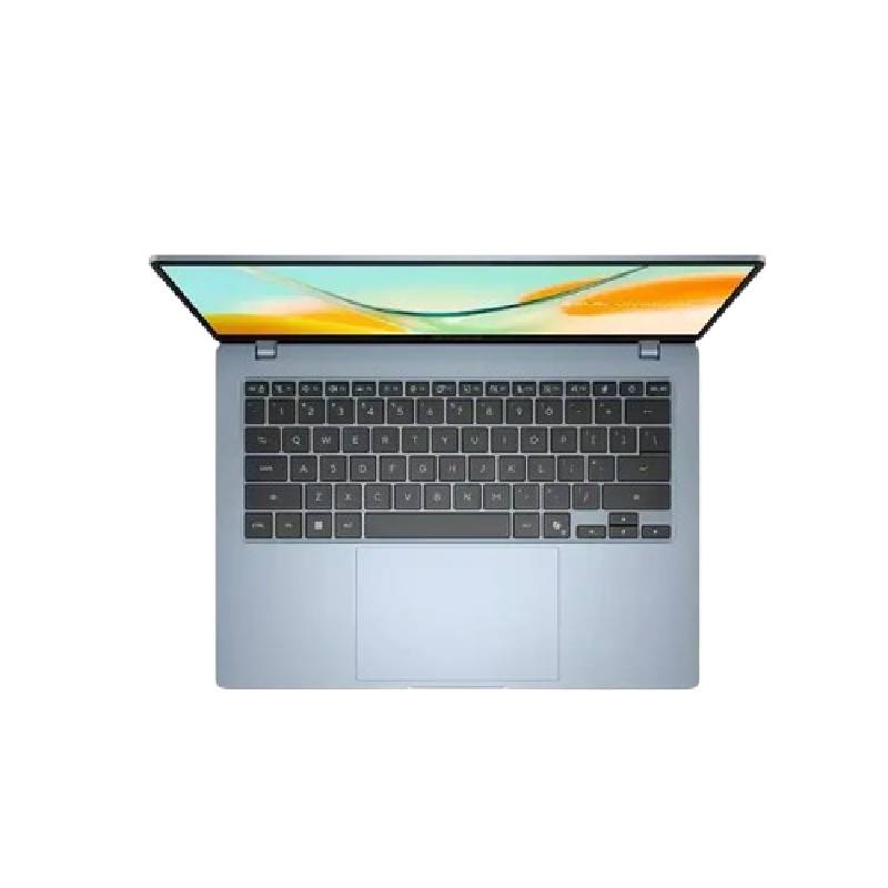 لابتوب ASUS Vivobook S14 TP5408QA-SG155W، معالج Snapdragon X X1-26-100، كارت شاشة Qualcomm Adreno GPU، رام 16 جيجابايت LPDDR5X، SSD سعة 512 جيجابايت، شاشة OLED تعمل باللمس مقاس 14 بوصة بدقة WUXGA، ويندوز 11، أزرق فاتح