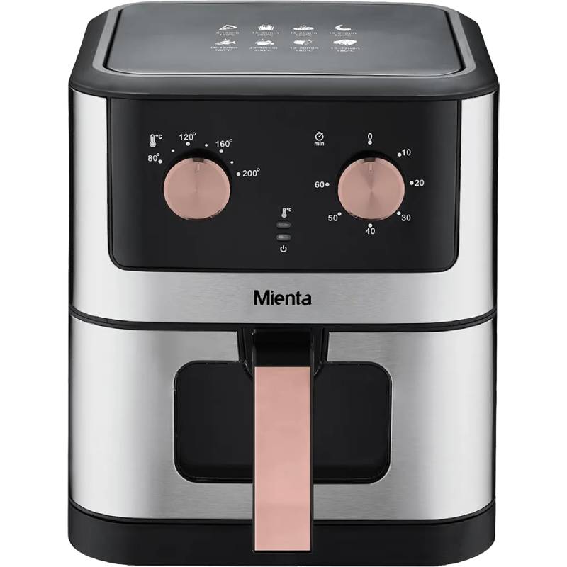 Mienta Air Fryer 5.5L, 1500W, AFLV047S, Black & Silver