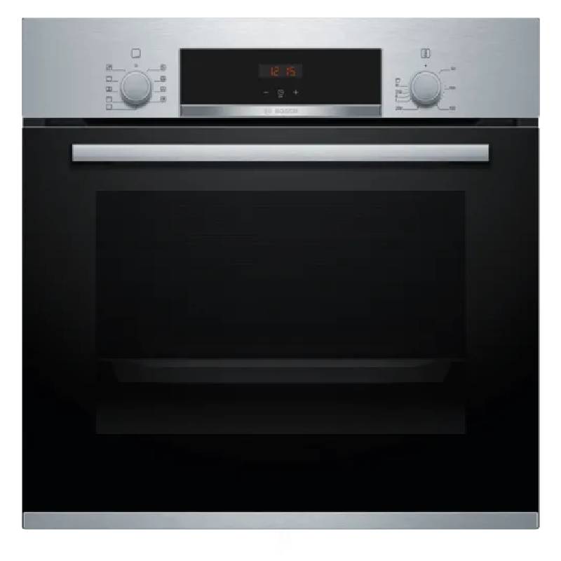 Bosch فرن كهربائي بلت إن Series 4 بشواية، 60 سم، سعة 66 لتر، شاشة ديجيتال ، HBJ534ES0 - ستانلس ستيل