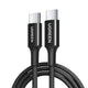 كابل UGREEN USB-C إلى USB-C PD بقدرة 100 واط وطول 1 متر , 65249 – أسود 