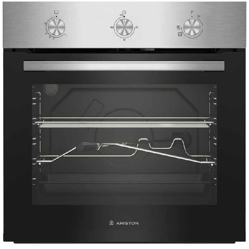 فرن غاز اريستون بلت ان 60 سم، 66 لتر - AROG 6R1G1C XNA - أسود