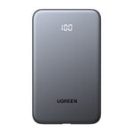 باور بانك UGREEN سعة 10000mAh شحن سريع 20W بكابل مدمج  (PB526) – رمادي 