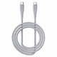 كابل Infinix USB Type-C إلى USB Type-C 60 واط  (XDC123) – رمادي 
