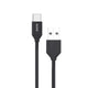 كابل iLock USB-C إلى USB-A للشحن السريع 2.4A بطول 1 متر – أسود