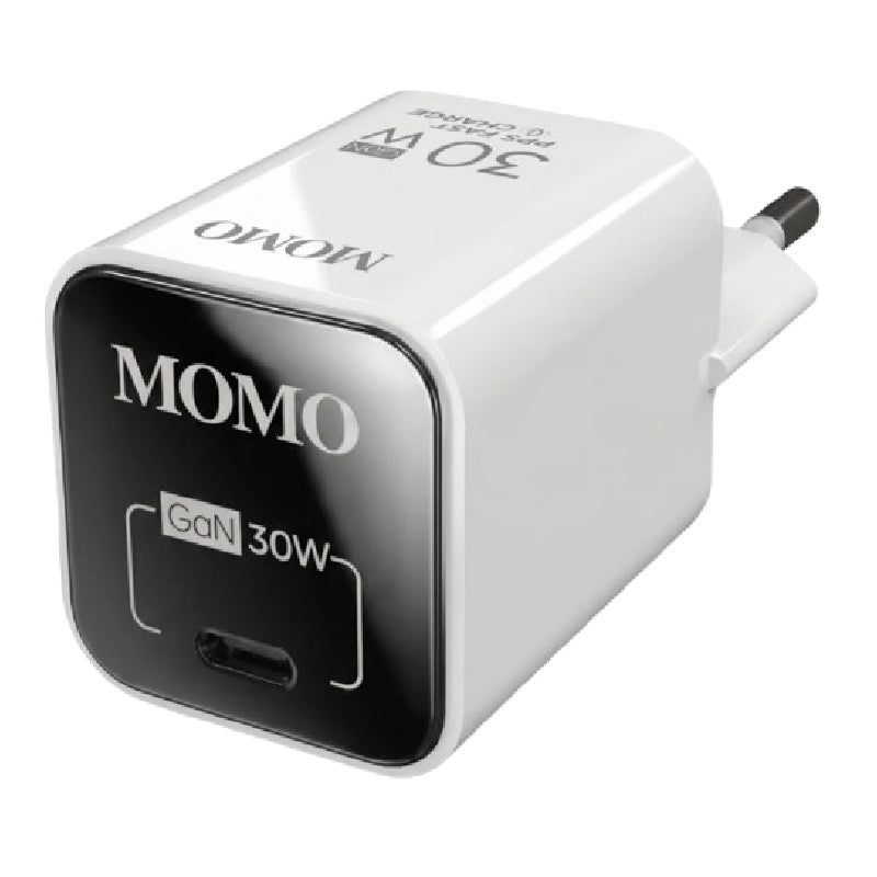 MOMO Mini Turbo Fast 30W Home Charger Adapter – White