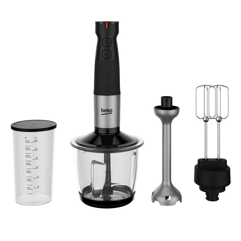 Beko Hand Blender, 750W, 700ml, HBA 81762 BX - Black/Silver