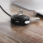 UGREEN CR106 4-Port USB 2.0 Hub with 1m Cable – Black