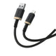 Baseus كابل شحن ونقل بيانات Cafule، USB-A إلى Lightning، بقدرة 2.4 أمبير، طول 1 متر