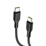 كابل Oraimo Braid USB-C إلى USB -Cبطول 1 متر OCD-152CC – أسود