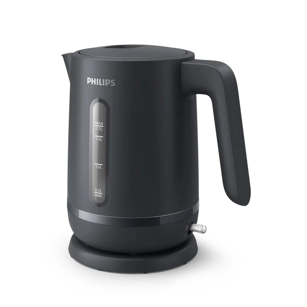 Philips غلاية كهربائية 1000 Series سعة 1.7 لتر، 2200 وات (HD9314/91)  – Charcoal Grey