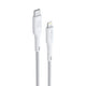 Rsilou USB-C to Lightning Braided Fast Charging Cable 30W 1m, R2025-001 - White