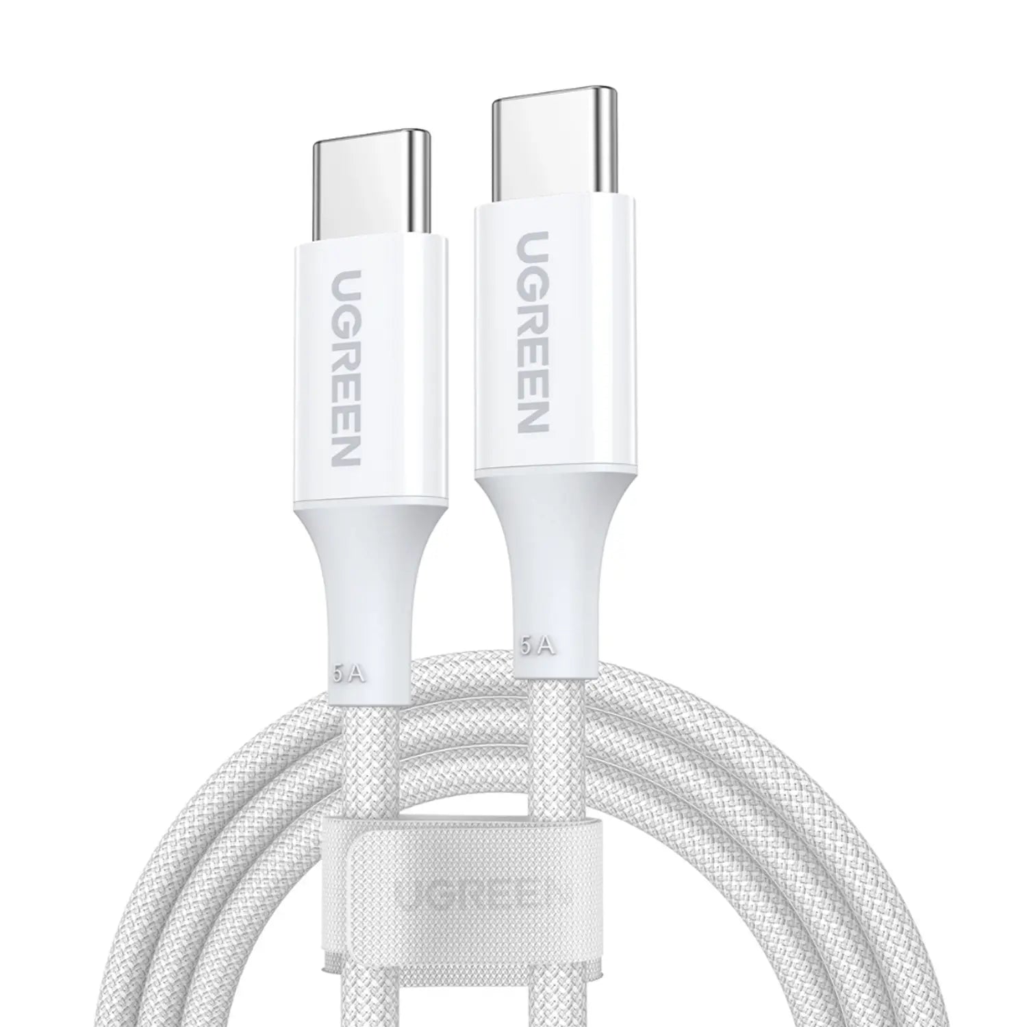 UGREEN USB-C to USB-C PD 5A Cable 1M – White – US557