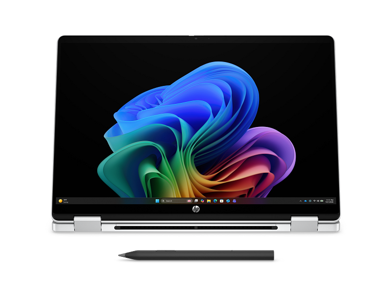 لابتوب HP OmniBook 5 Flip 14 – معالج Intel® Core™ Ultra 7 355، ذاكرة 16 جيجابايت، سعة 512 جيجابايت SSD، شاشة لمس 14 بوصة 2K، ويندوز 11، فضي (14-km0009ne)