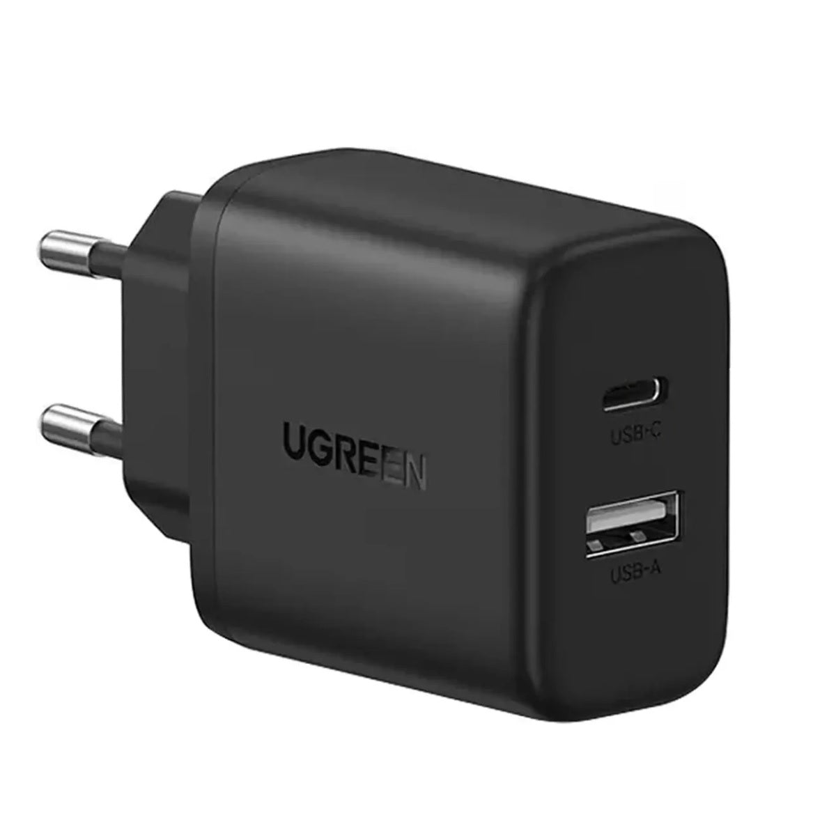 شاحن حائط UGREEN GaN سريع 20 واط بمنفذ USB-C , X227 – أسود
