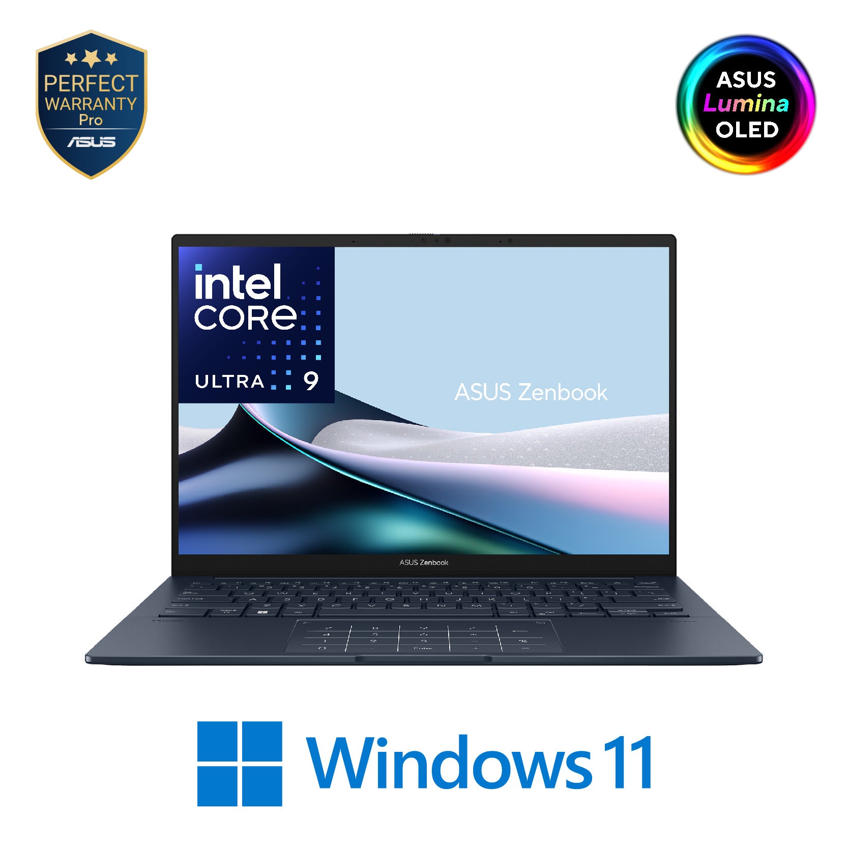 ‏⁦ASUS⁩ ⁦ZenBook⁩ ⁦14⁩ ⁦OLED⁩ ⁦UX3405MA-PP009WS⁩ مع معالج ⁦Intel⁩® ⁦Core⁩™ ⁦Ultra⁩ ⁦9⁩ ⁦185H⁩، ذاكرة ⁦RAM⁩ سعة ⁦16⁩ جيجابايت، هارد ديسك ⁦SSD⁩ سعة ⁦1⁩ تيرابايت - ⁦Intel⁩® ⁦Arc⁩، شاشة ⁦14⁩ بوصة بدقة ⁦3K⁩ - ويندوز ⁦11⁩ - لون أزرق بوندير
