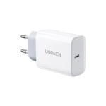 شاحن حائط UGREEN USB-C، 20 واط، CD137 – أبيض