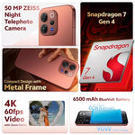Vivo V70 5G, 12GB Ram,512GB - Brown
