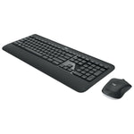Logitech Advanced Wireless Keyboard and Mouse MK 540 - Black