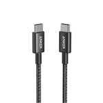 Anker A8753H11 Cable Type-C TO Type-C , 6ft , 60W Fast Charging - Black