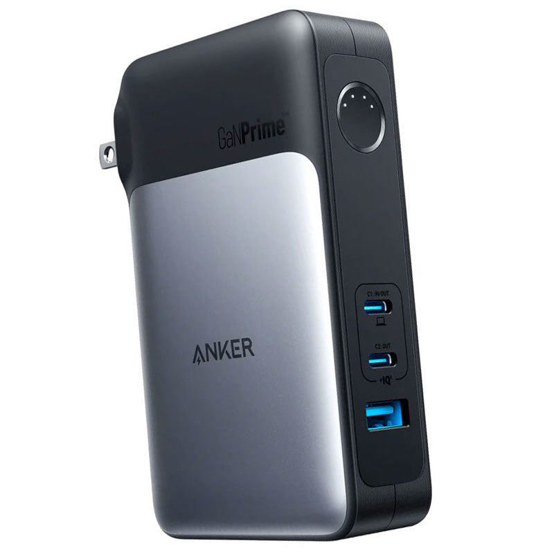 Anker A1651211 GaNPrime PowerCore 65W Power Bank 2-in-1 Charger 10000 mAh - Black 
