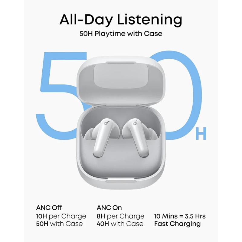 Soundcore Earbuds 50 Hours ANC R60i NC D1202H21