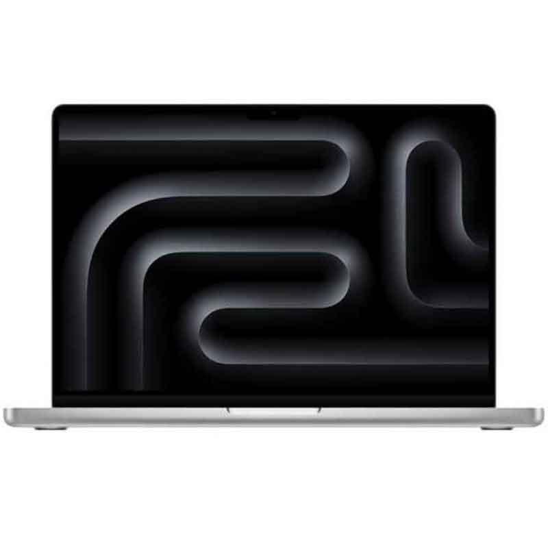 Apple MacBooK Pro M3 14 inch, 8GB , 512 SSD , Silver - MR7J3AB/A