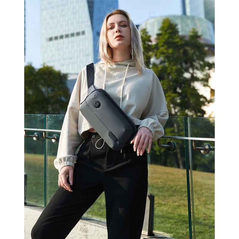 Arctic Hunter Cross Bag - Black - Y00557