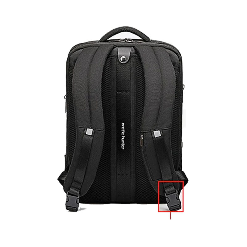 Arctic Hunter Laptop backpack Bag - Light Black - B-00345