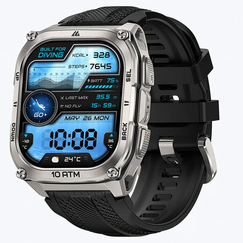 Kospet , smart watch , Tank M4 - Silver
