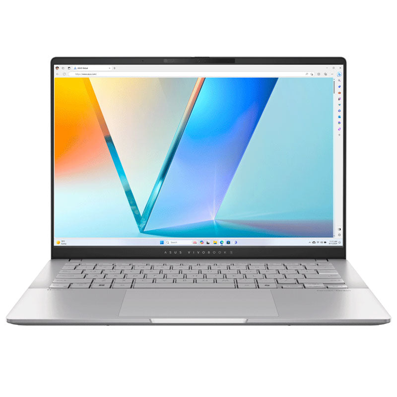 Asus Vivobook S14 M5406UA-QD055W AMD Ryzen 9- 8945HS 16GB RAM , 512 SSD , AMD Radeon , 14 WUXGA , Win11 - Silver