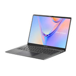 ASUS Vivobook S14 S5408QA-TM8552W, Snapdragon X X1-26-101, 8GB LPDDR5X RAM, 512GB SSD, Qualcomm Adreno GPU, 14" WUXGA, Windows 11, Matte Gray