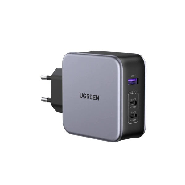 شاحن حائط UGREEN Nexode، 3 منافذ USB، قدرة 140 واط، موديل CD289 – أسود