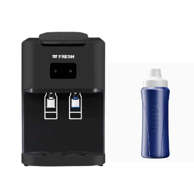 مبرد مياه Fresh مكتبي بحنفيتين + تانك Me Super Cool  650ml ( هديه )