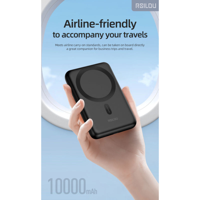 Rsilou Magnetic Wireless Power Bank 10000mAh 20W R1020-002