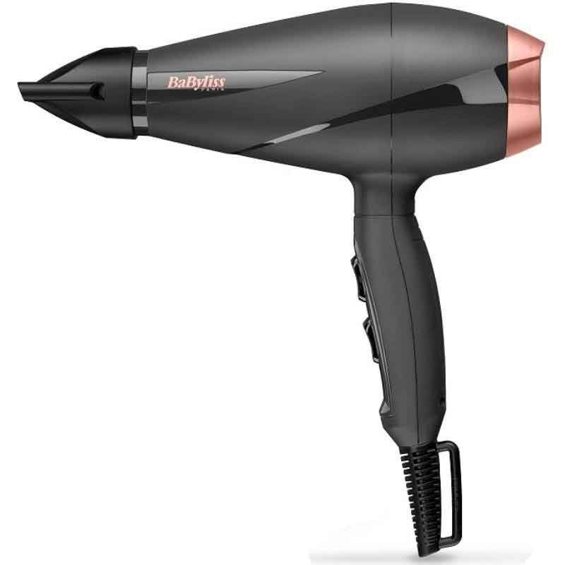 Babyliss Smooth Pro Hair Dryer, 2100 Watt, Black *Rose Gold - 6709DE