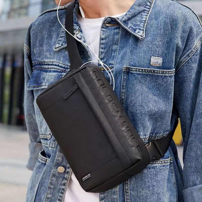 
Golden Wolf Bag Cross B00129 - Black
