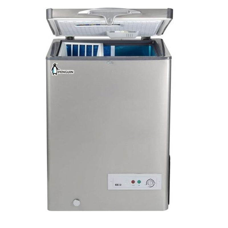 Penguin Horizontal Freezer Chest , 81 Watt, 160L , ES171 - Silver