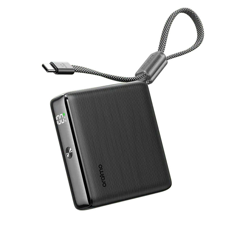 Oraimo , PowerNova L21 , Power Bank , 20000mAh , 30W , With Cable , 2Ports, OPB-7203C-BK - Black
