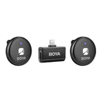 BOYA Wireless Microphone ULTRACOMPACT Lightning Omic-D , 2.4GHZ - Black