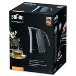 Braun Kettle Multi Quick 3 2200W 1.7L - Onyx Black - WK300