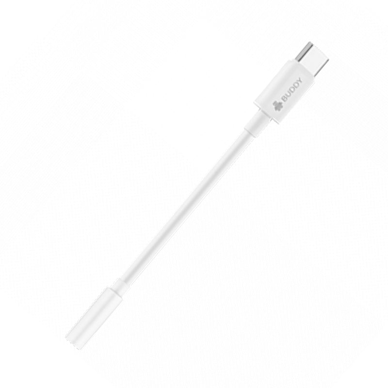 Buddy Cable Audio Type-C To 3.5MM - White