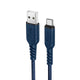 هوكو كابل تايب سي 1 متر 3 أمبير USB مضاد للانحناء X59