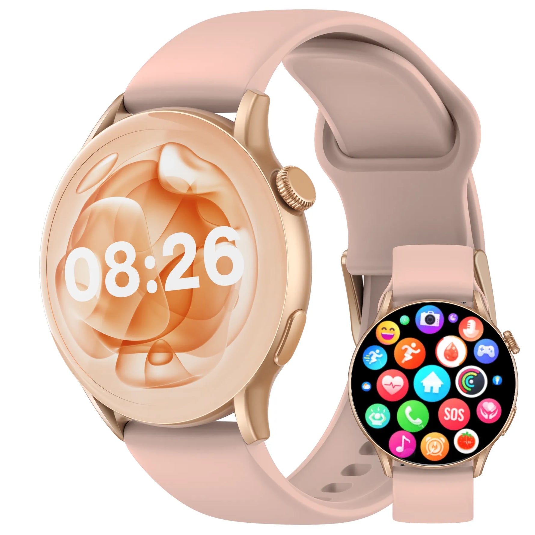 cardoO Box 4 باندل ( نظارة VR + كابل USB-C إلى Lightning بقدرة 27 وات + كابل USB-C إلى USB-C بقدرة 100 وات + ساعة cardoO Watch X Orbit CGLWXO03 – ذهبي)
