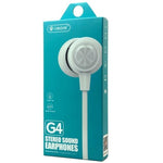 Celebrat G4 Wired Earphone 3.5mm - White