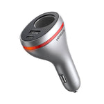 Ugreen Charge Car With Dual USB Ports Single Extension Socket 20W CD204