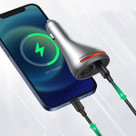 Ugreen Charge Car With Dual USB Ports Single Extension Socket 20W CD204