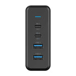 Powerology Charger 4 Port Quick Charging Power Terminal 156W UK - Black