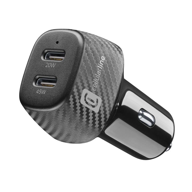 Cellularline Charger Car Adapter 45W USB-C - Black