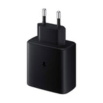 Samsung Charger Home Adaptor 45W Power Trio With Cable Type-C To Type-C 2M - Black